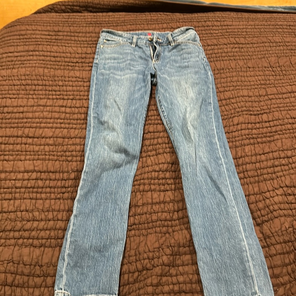 Brooks Brothers Red Fleece jeans size 0 32” inseam
